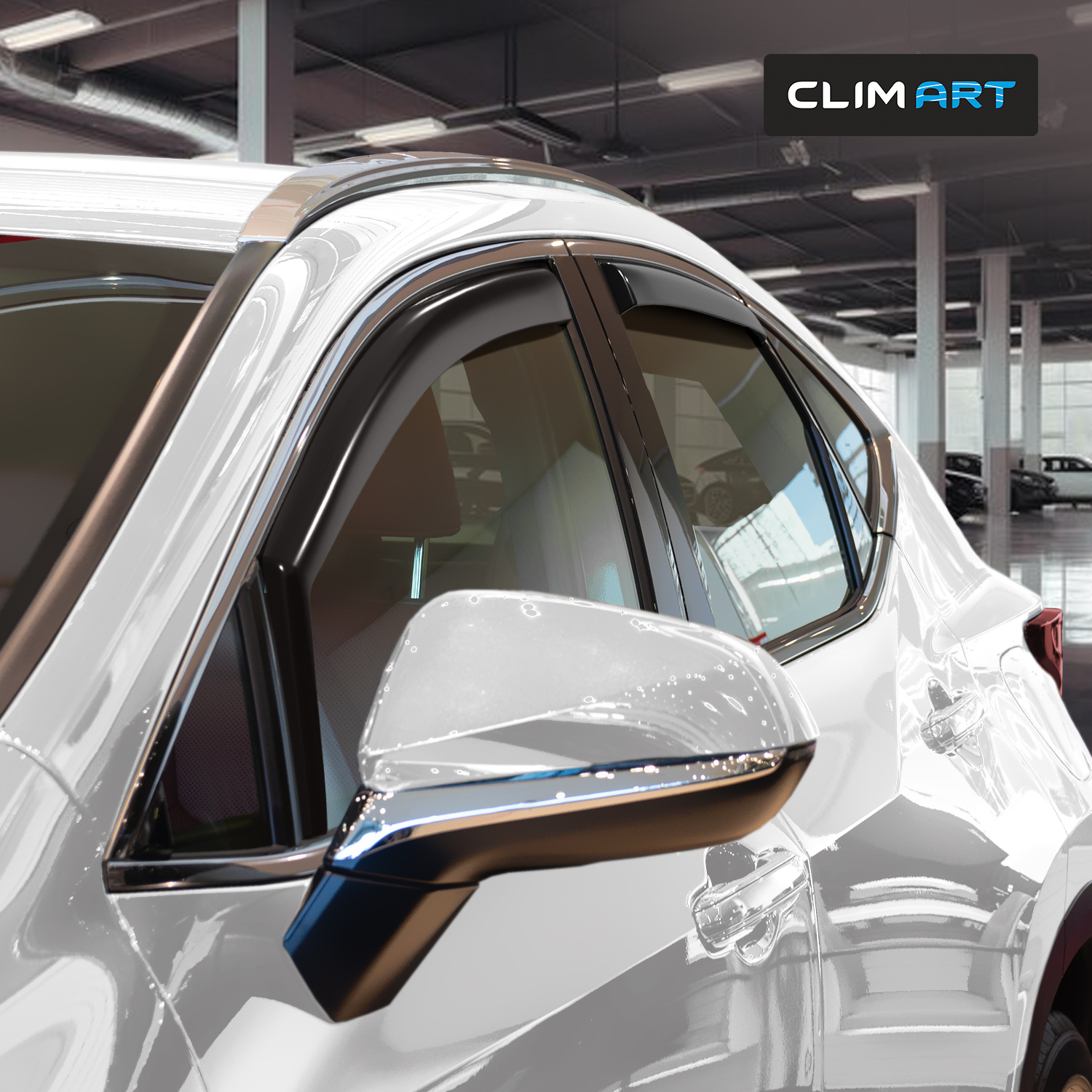 CLIM ART in-Channel Incredibly Durable Rain Guards for Lexus NX