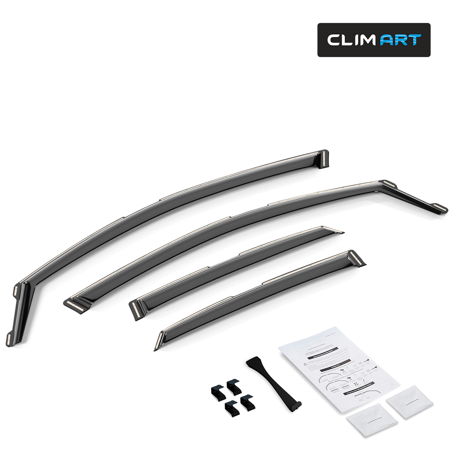 CLIM ART in-Channel Incredibly Durable Rain Guards for Lexus NX